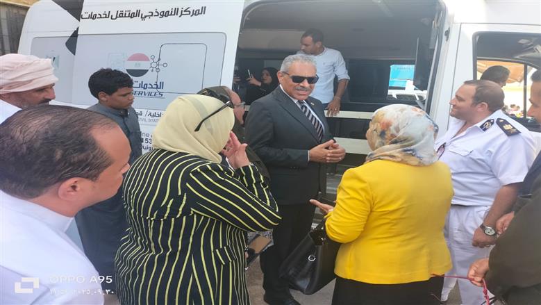 خلال فعاليات قافلة مطروح الخير الشاملة في الضبعة