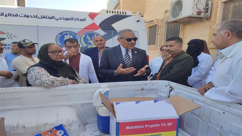 خدمات طبية ومحو أمية و«تكافل وكرامة» ضمن قافلة شاملة في الضبعة (صور)