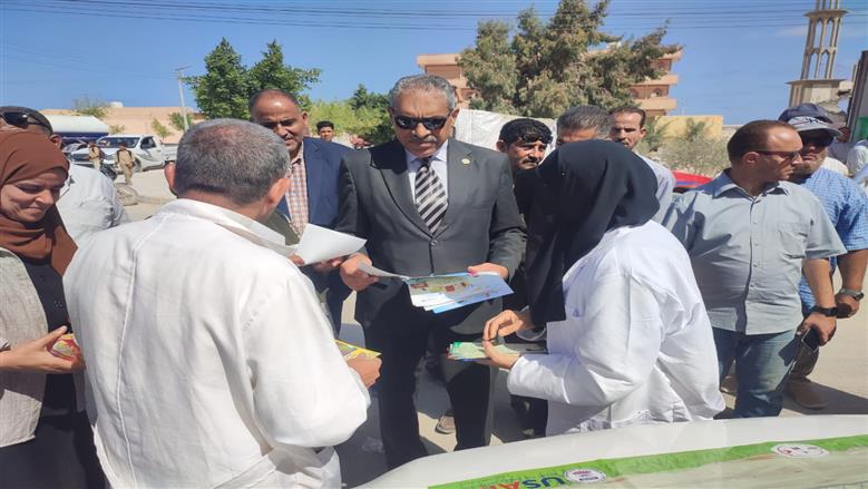 خلال فعاليات قافلة مطروح الخير الشاملة في الضبعة
