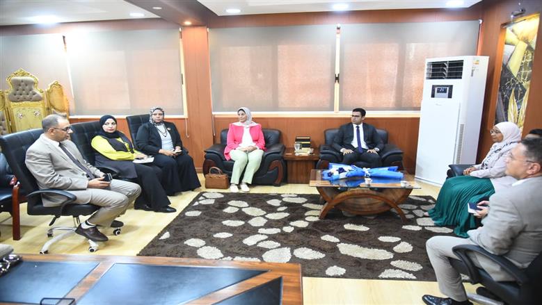 وفد جامعة مطروح يبحث مع نائب المحافظ التعاون في المشروعات وخدمة المجتمع