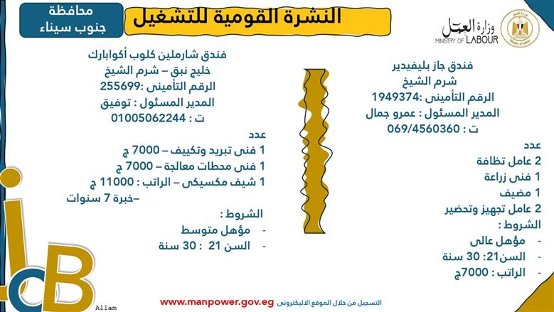 وظائف