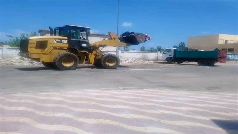 أعمال النظافة في بورسعيد