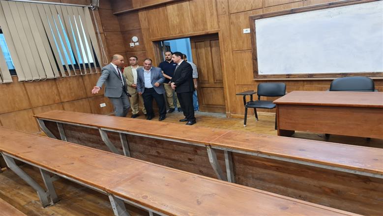 جولة رئيس جامعة دمنهور