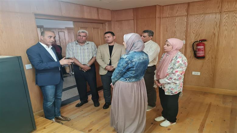 جولة رئيس جامعة دمنهور 