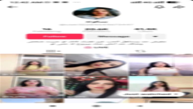 ضبط صانعة محتوى