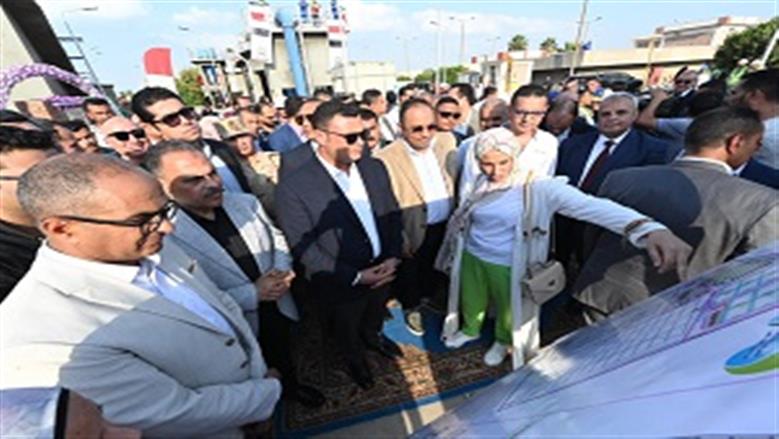 وزير الإسكان ومحافظ الشرقية يتفقدان محطة معالجة صرف صحي بمركز أبوكبير