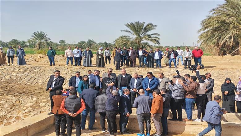 المصرف الزراعي بـ«السماحة» يدعم التنمية الزراعية بري 500 ألف فدان بأسوان