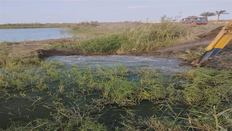 إزالة أحواض سمكية مخالفة جنوب بورسعيد