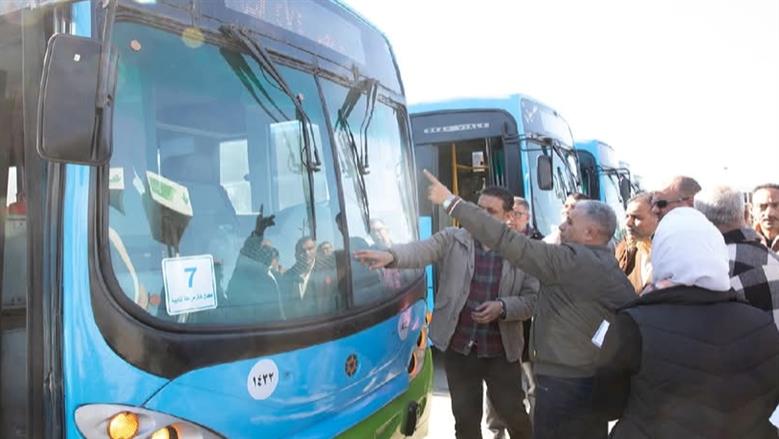 تحويل 50 أتوبيس نقل عام للعمل بالغاز الطبيعي في الإسكندرية (صور)