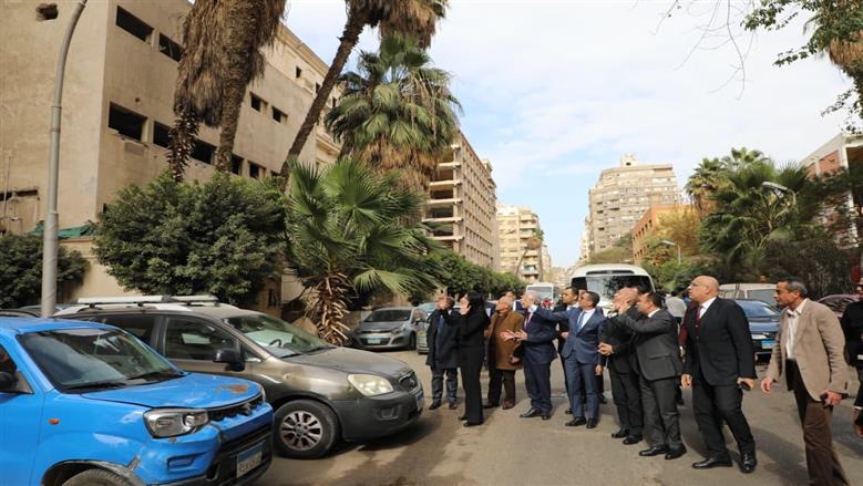 جولة تفقدية لوزير الاستثمار ومستشار رئيس الجمهورية ومحافظ القاهرة بمربع