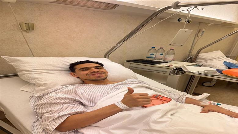محمد حمدي يجري جراحة الصليبي بنجاح في ألمانيا