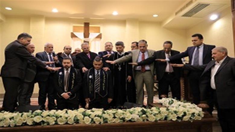 رئيس الطائفة الإنجيلية يشارك في رسامة وتنصيب شيوخ وشمامسة جدد بكنيسة الزيتون