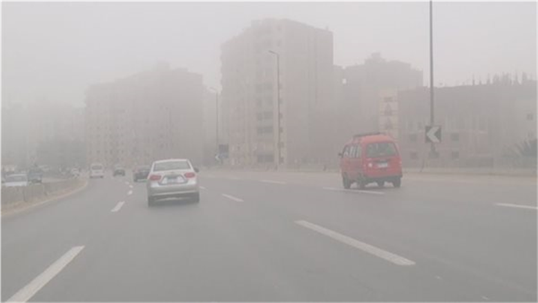 ضباب وانخفاض مستوى الرؤية