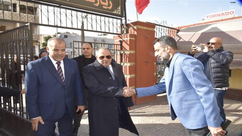 محافظ بورسعيد يتفقد امتحانات الشهادة الإعدادية