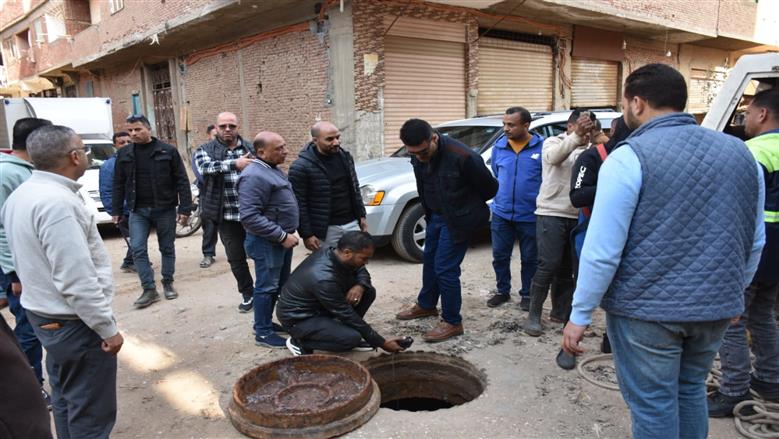 جولة رئيس شركة مياه القليوبية