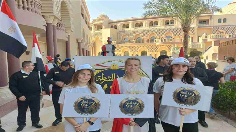 احتفالات عيد الشرطة في الغردقة