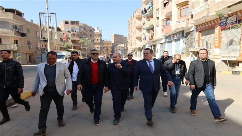 محافظ الجيزة: تطوير ورصف طريق جسر المنوات بالحوامدية بطول 2 كم
