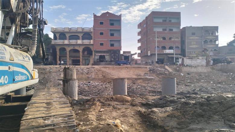 انطلاق أعمال تنفيذ كوبري النواورة الجديد بمركز البداري في أسيوط