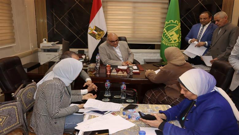 اجتماع محافظ القليوبية