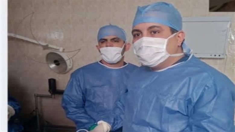 أثناء إجراء العملية بالمنوفية
