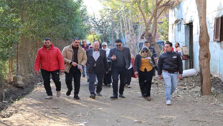 جولة رئيس شركة مياه الشرب والصرف بالقليوبية 