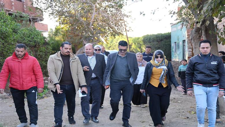 جولة رئيس شركة مياه الشرب والصرف بالقليوبية 