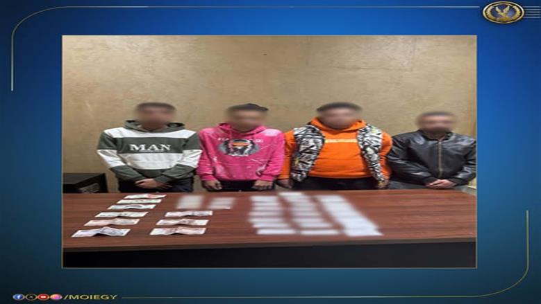 ضبط 4 أشخاص بحوزتهم مبالغ مالية أمام إحدى اللجان بالهرم 