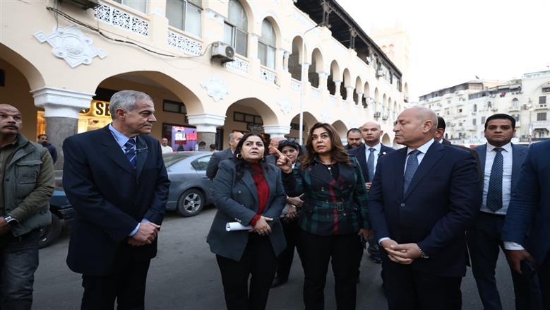 جولة وزيرة التنمية المحلية ومحافظ القاهرة 