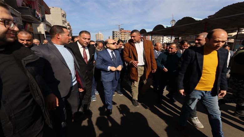 محافظ كفرالشيخ يتفقد أعمال رصف وتطوير عدد من الشوارع غرب سيدي سالم