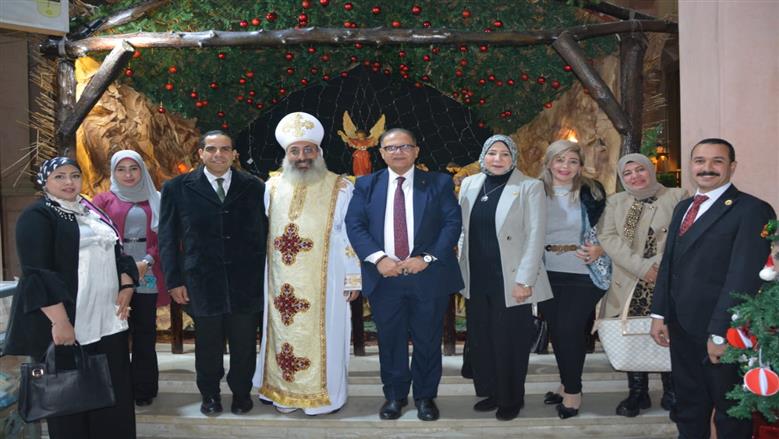 حزب حماة الوطن يهنىء الأقباط بالعيد