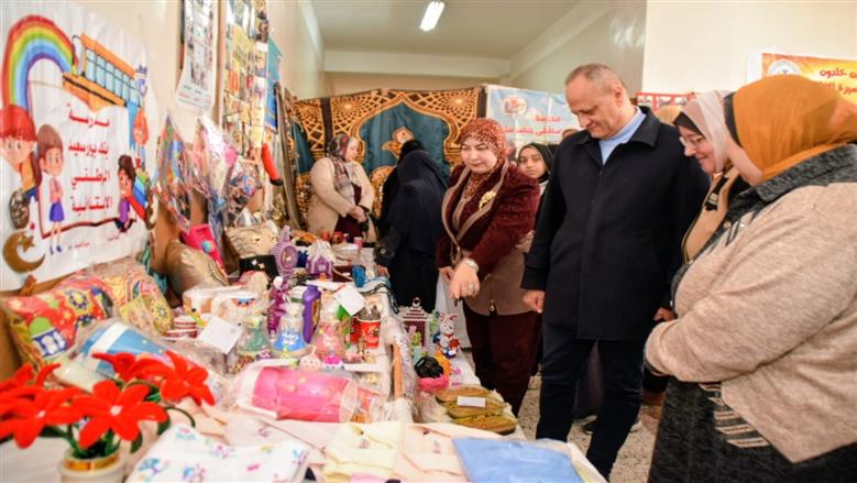 وكيل تعليم بورسعيد يفتتح معرض