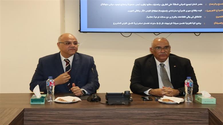 محافظ القليوبية يجتمع برئيس جهاز التنسيق الحضاري لبحث تطوير الواجهات المطلة على الطريق الدائري بمحافظة القليوبية