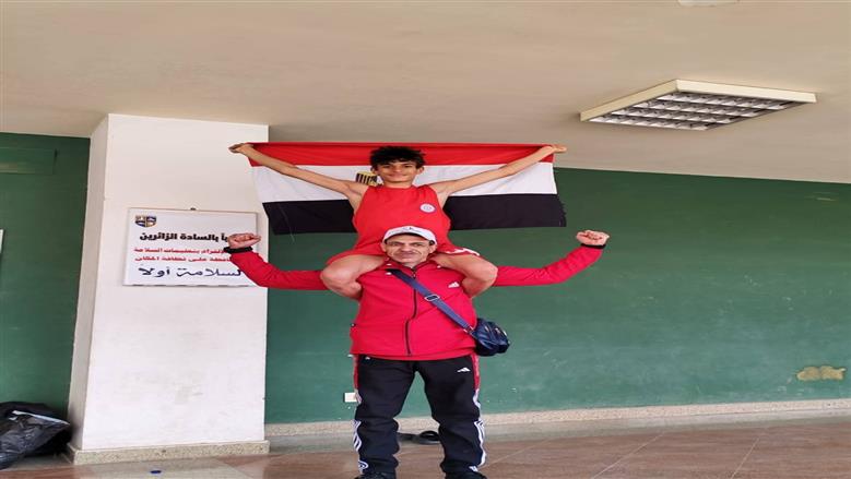 فوز زياد إبراهيم بالميدالية الذهبية في بطولة أفريقيا للشباب والناشئين للووشو كونغ فو