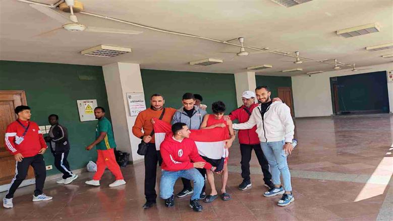 فوز زياد إبراهيم بالميدالية الذهبية في بطولة أفريقيا للشباب والناشئين للووشو كونغ فو