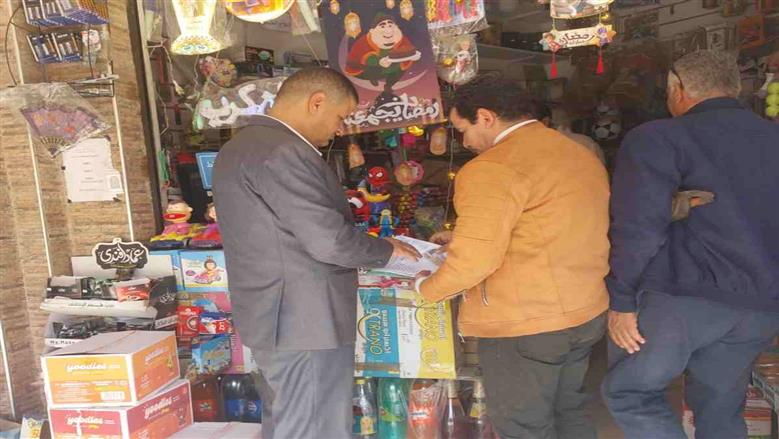 تحرير 27 محضرا للمخابز وضبط 340 قطعة ألعاب نارية في حملات بالمنوفية