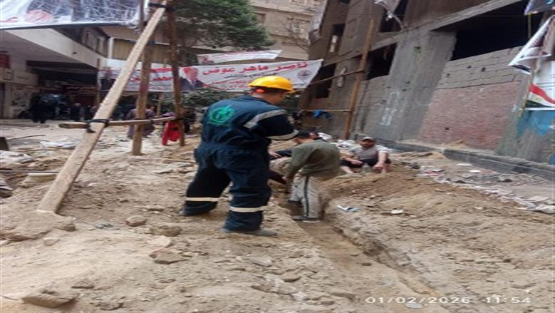 محافظ الجيزة: استئناف أعمال توصيل المرافق لعقار نفق الهرم بعد توقف 35 عاما