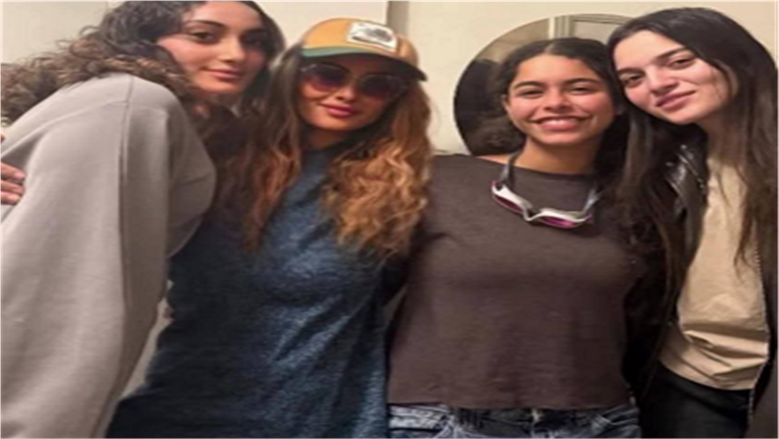 ابنة شيرين مع اقارب زينة