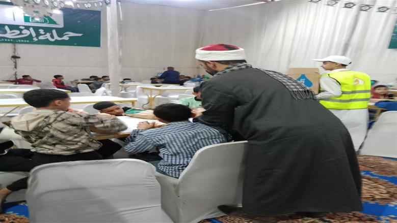أوقاف الفيوم تقيم خيمة إفطار صائم بالتعاون مع مؤسسة «مصر الخير»