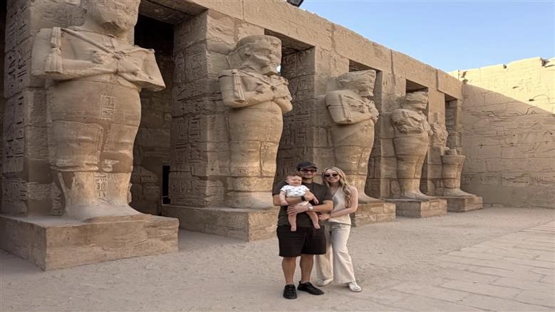 تيفاني ترامب توثق انبهارها بسحر الأقصر عبر إنستجرام