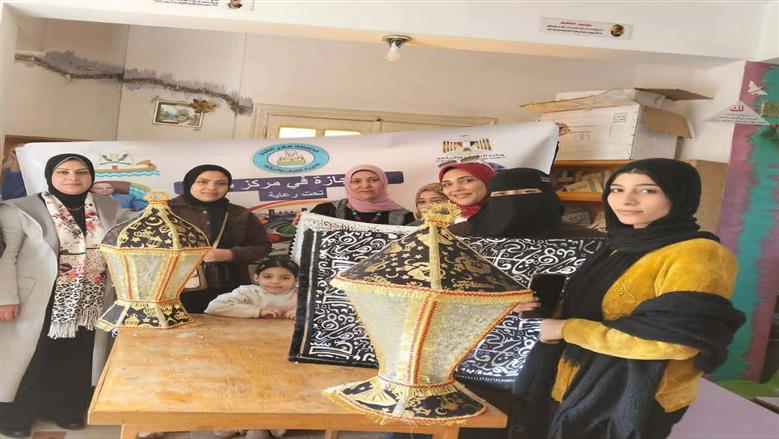 تنظيم ورش تدريب لاكتشاف مواهب سيدات كفر الشيخ.. فوانيس وزينة يدوية