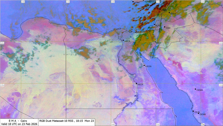 درجات الحرارة اليوم 