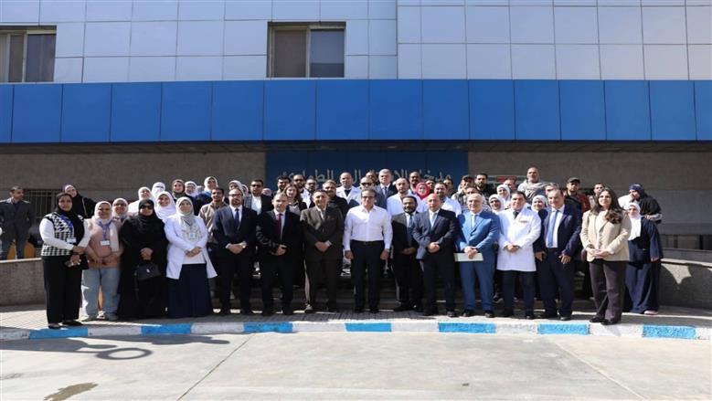 وزير الصحة يتفقد النموذج المرجعي الأول لرعاية السكتة الدماغية الشاملة بمستشفى القناطر الخيرية و يشهد محاكاة علمية