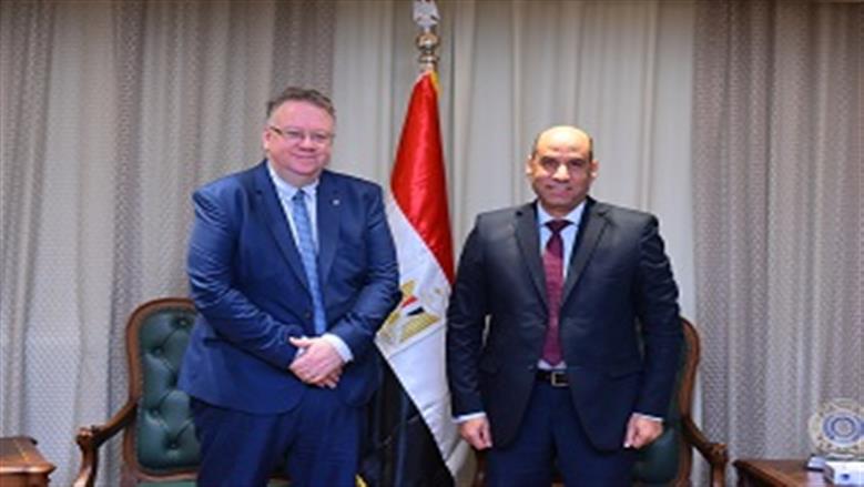 رداد يستقبل مدير منظمة العمل الدولية بالقاهرة 