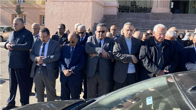 تشيع جثمان الدكتور عصام سالم من كلية الهندسة جامعة الإسكندرية 