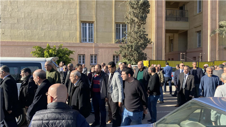 تشيع جثمان الدكتور عصام سالم من كلية الهندسة جامعة الإسكندرية 
