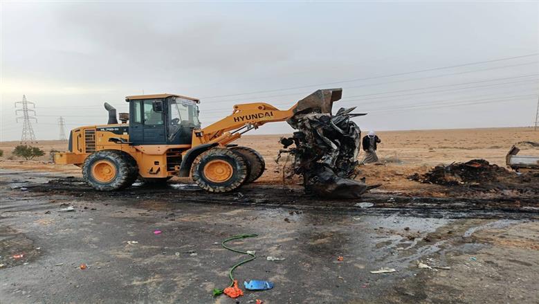 حادث طريق مطروح السلوم