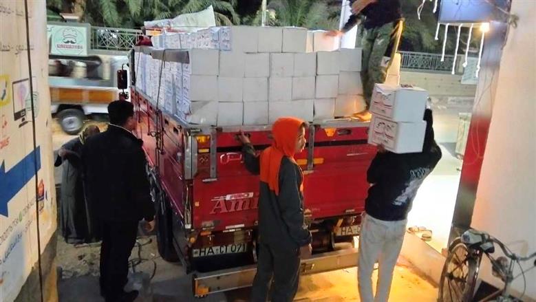 انطلاق مبادرة اهلا رمضان بمركز البداري بمحافظة اسيوط وتوزيع كميات كبيرة من الكراتين الغذائية (صور وفديو )