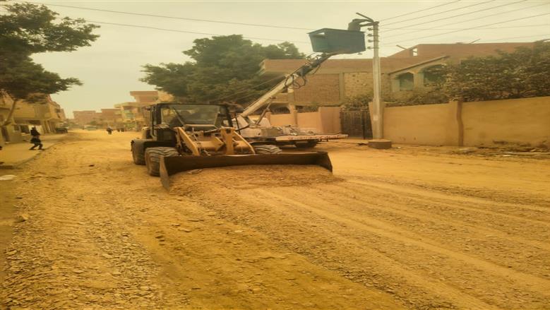 حملات مكثفة للنظافة ورفع الإشغالات وتسوية الطرق في الفيوم