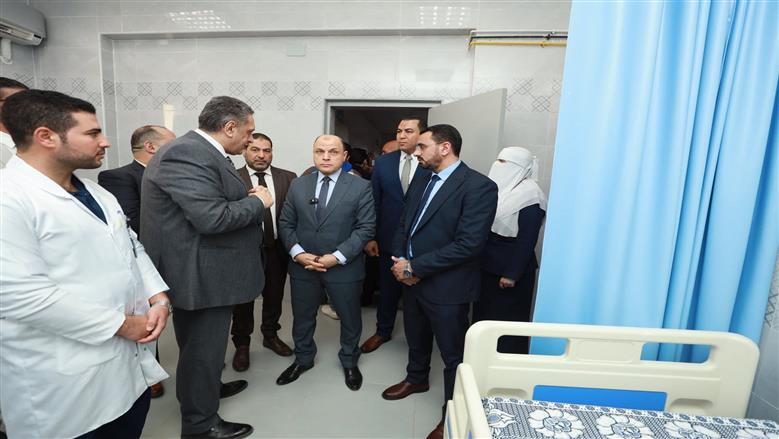 محافظ كفر الشيخ يفتتح أعمال تطوير قسم الاستقبال بمستشفى فوه المركزي