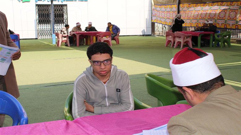 انطلاق اختبارات مسابقة قرآن تتلوه الملائكة لذوي الهمم بالقليوبية